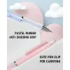 3PCS pastel Mechanical pencil set, 0.9 mechanical pencil, 6 tubes HB lead 0.9mm, 3PCS eraser and 9PCS eraser filler