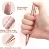 6-pack ballpoint pen 2-in-1 Stylus Retractable ballpoint pen with stylus tip, metal stylus touch screen