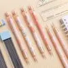 0.5MM 2B Automatic Pencil Come with Eraser Cute Cartoon Mechanical Pencil Press Type Movable Pencil Drawing Writing Stationery