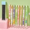 0.5MM 2B Automatic Pencil Come with Eraser Cute Cartoon Mechanical Pencil Press Type Movable Pencil Drawing Writing Stationery