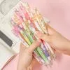 0.5MM 2B Automatic Pencil Come with Eraser Cute Cartoon Mechanical Pencil Press Type Movable Pencil Drawing Writing Stationery