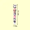 0.5mm Cartoon Panda Ballpoint Pen 10 In 1 Cute Colorful Ink Gel Pen Press-type Multifunction Journal Pens Office Supplies