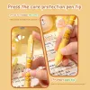 2Pcs New 0.5mm Press Gel Pen Writing Stationery Quick-drying Ballpoint Pen Black Pen Decompression Pen Office School