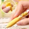 2Pcs New 0.5mm Press Gel Pen Writing Stationery Quick-drying Ballpoint Pen Black Pen Decompression Pen Office School