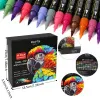 120 Colors Acrylic Paint Markers Set – 60 Pack Dual-Tip Pens for Rock Painting, Crafts & Artwork – Vivid, Quick-Dry Pigments