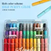 SeamiArt 24/36/60/72color Direct-liquid Acrylic Marker Pen set Soft Brush Tips for School Panting Drawing Gift Set Art Supplies