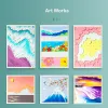 50 Sheets Art Supplies Oil Pastel Paper 200gsm Chalk Coloring Crayons Painting Books Acid Free Natural Colortones Drawing