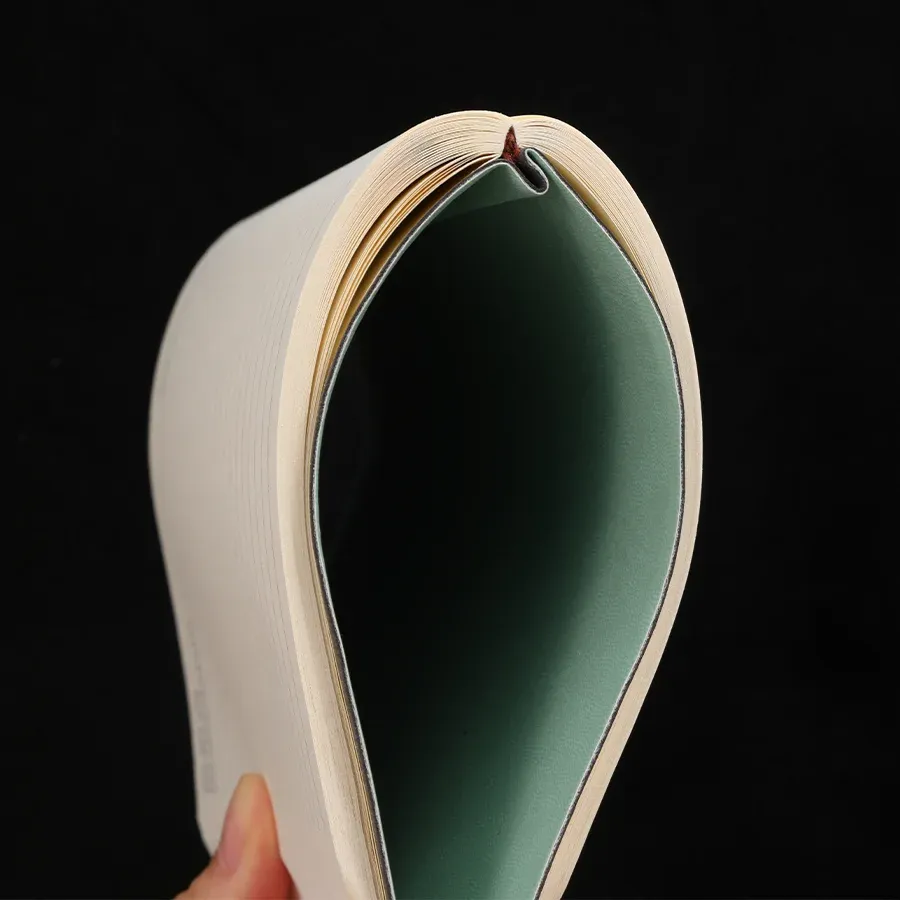 A5 Unlabeled Simple Soft Leather Notebook 120 Pages Office Stationery Waterproof Cover Comfortable Touch