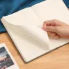 A5  Unlabeled Simple Soft Leather Notebook 120 Pages Office Stationery Waterproof Cover Comfortable Touch