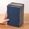 A5  Unlabeled Simple Soft Leather Notebook 120 Pages Office Stationery Waterproof Cover Comfortable Touch