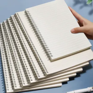 A4 B5 A5 A6 Spiral Book 80 Sheets Coil Notebook To-Do Lined Paper Journal Diary Sketchbook for School Supplies Stationery