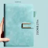 A5 Retro Notebook Soft Leather Cover 200/360 Pages Agenda for Students Business Office School Stationery Supplies