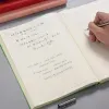 A4 A5 400pages/160pages Soft Leather Thickened Notebook Work Meeting Classroom Record Book Diary Horizontal Line Inside Page