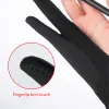 Anti-touch Two-Finger Hand Painting Gloves Oil Painting Art Supplies Tablet Digital Board Screen Touch Drawing Anti-fouling