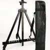 Portable Adjustable Metal Sketch Easel Sketch Drawing For Artist Art Supplies Stand Foldable Travel Easel Shelf With Bag Outdoor