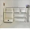 Double-Layer Desktop Organizer Rack Stationery Office Desk Accessories Storage Desktop Cosmetics Organizers Storage Shelf