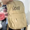 Large Capacity Corduroy Schoolbag Custom Name Solid Color Campus Bag Personalized Travel Simple Corduroy Backpack Unique Gifts