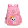 Pink Cat Children Girl Backpack Bowknot Kid School Bag Cartoon Bookbag Cute Princess Kindergarten Primary School Girl Backpack