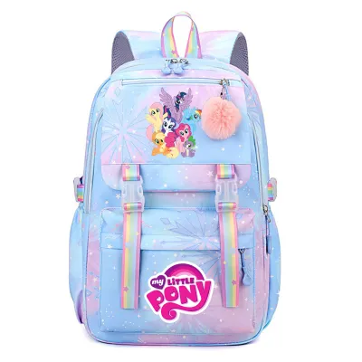 My Little Pony Backpack Boys Girls Bookbag Bag Student Teenager Children Knapsack Schoolbag Rucksack Mochila Kid Birthday Gift