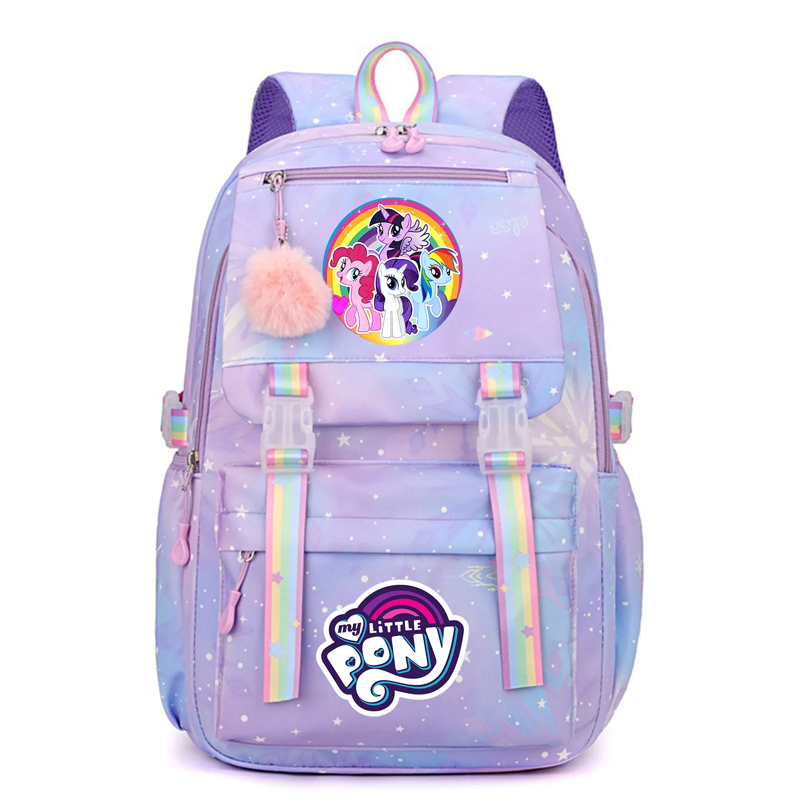My Little Pony Backpack Boys Girls Bookbag Bag Student Teenager Children Knapsack Schoolbag Rucksack Mochila Kid Birthday Gift