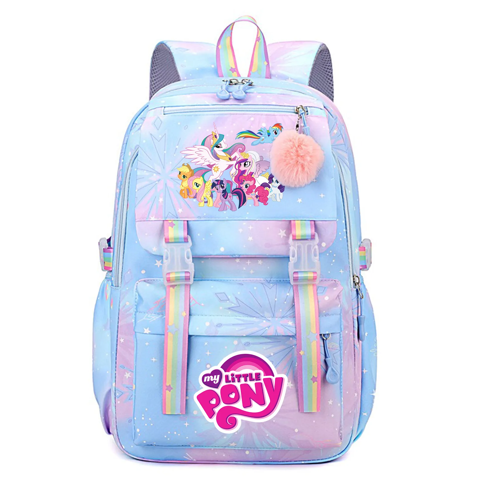 My Little Pony Backpack Boys Girls Bookbag Bag Student Teenager Children Knapsack Schoolbag Rucksack Mochila Kid Birthday Gift