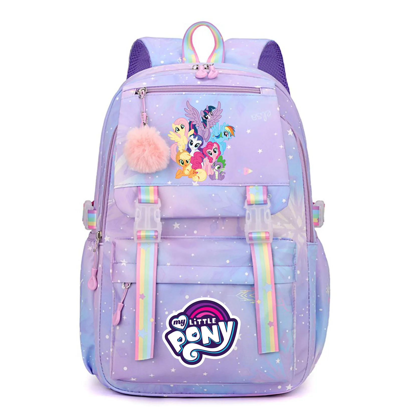 My Little Pony Backpack Boys Girls Bookbag Bag Student Teenager Children Knapsack Schoolbag Rucksack Mochila Kid Birthday Gift