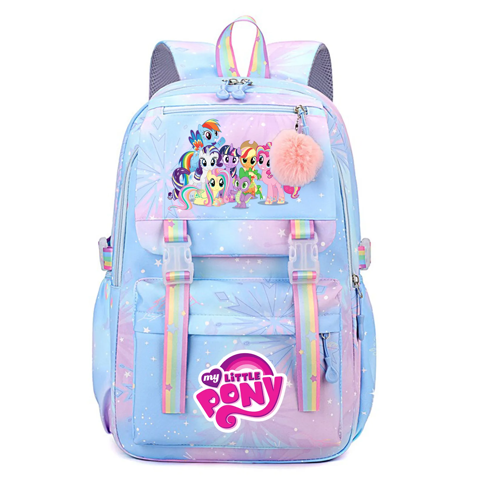 My Little Pony Backpack Boys Girls Bookbag Bag Student Teenager Children Knapsack Schoolbag Rucksack Mochila Kid Birthday Gift