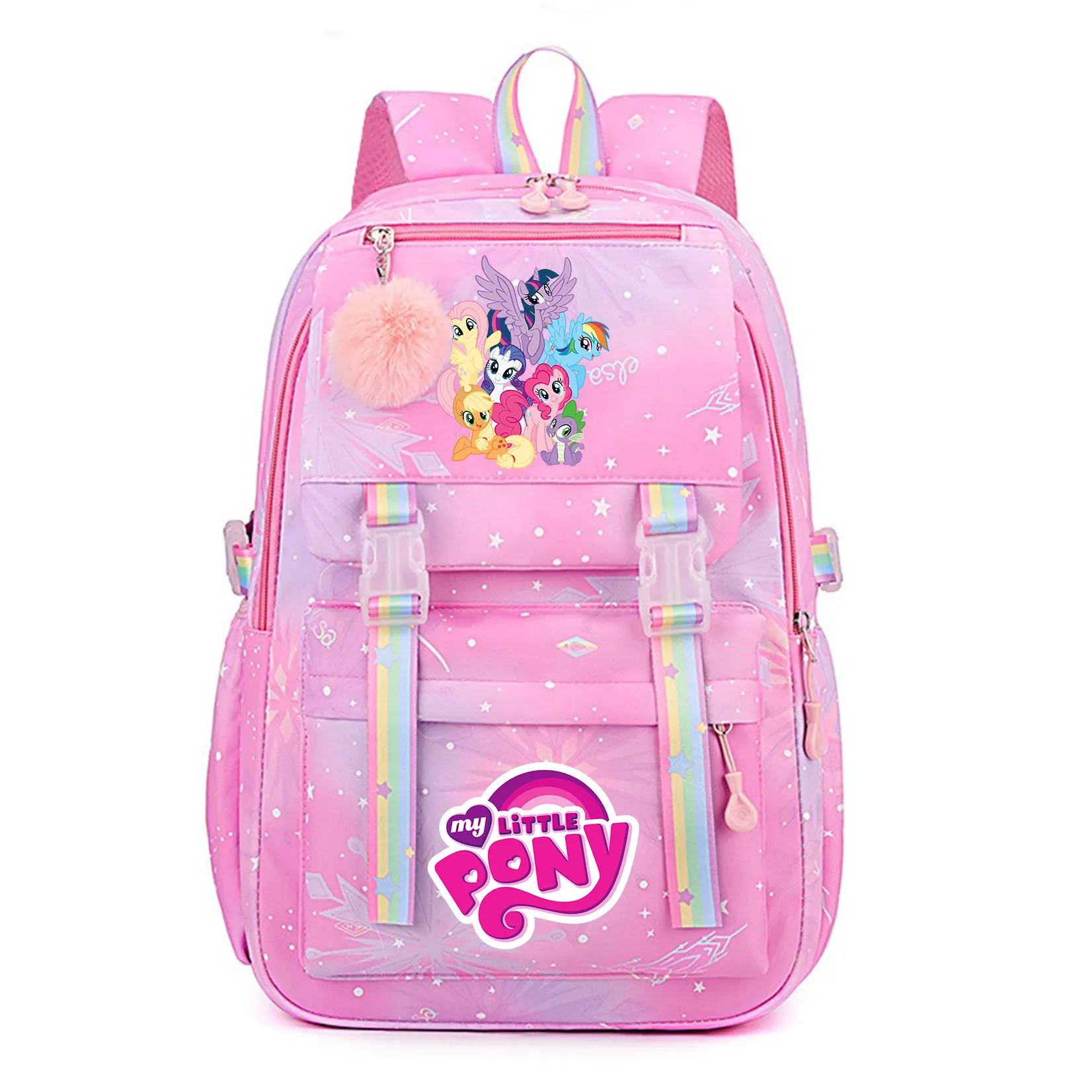 My Little Pony Backpack Boys Girls Bookbag Bag Student Teenager Children Knapsack Schoolbag Rucksack Mochila Kid Birthday Gift