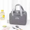 Portable Lunch Bag For OL Women Thermal Insulated Lunch Box Tote Cooler Handbag Waterproof Bento Pouch Office Food Shoulder Bag
