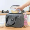 Portable Lunch Bag For OL Women Thermal Insulated Lunch Box Tote Cooler Handbag Waterproof Bento Pouch Office Food Shoulder Bag