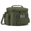 Tactical Lunch Box for Men Outdoor Heavy Duty Lunch Bag Work Leakproof Insulated Durable Thermal Cooler Bag Meal Camping Picnic