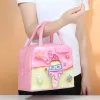 2Pcs Children School Lunch Bags Cute Cartoon Kids Thermal lunchbox Bag for Girls Boys Picnic Thermal Insulation Bags