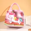 Kids Lunch Bag for School Portable Thermal Bag Children Cartoon Insulated Lunch Bag Cooler Bento Pouch Dinner Container Handbags