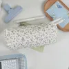 Cute Pencil Case/ Pouch,Pencil Bag/Case Holder Floral Pen Holder Cosmetic Makeup Bag for Women Fuzzy Plush Kpop Photocard Holder