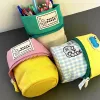 Kawaii Portable Pen Holder Students Large-Capacity Pencil Case Innovative Cute Stationery Storage Bag School Stationery Supplies