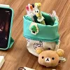 Kawaii Portable Pen Holder Students Large-Capacity Pencil Case Innovative Cute Stationery Storage Bag School Stationery Supplies