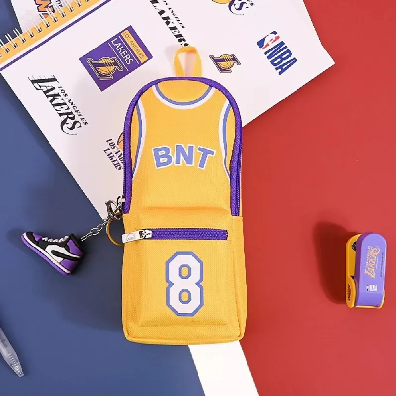 Waterproof Pencil Case Basketball Pencil Bag Multifunctional Pencil Box For Student Boy School Stationery