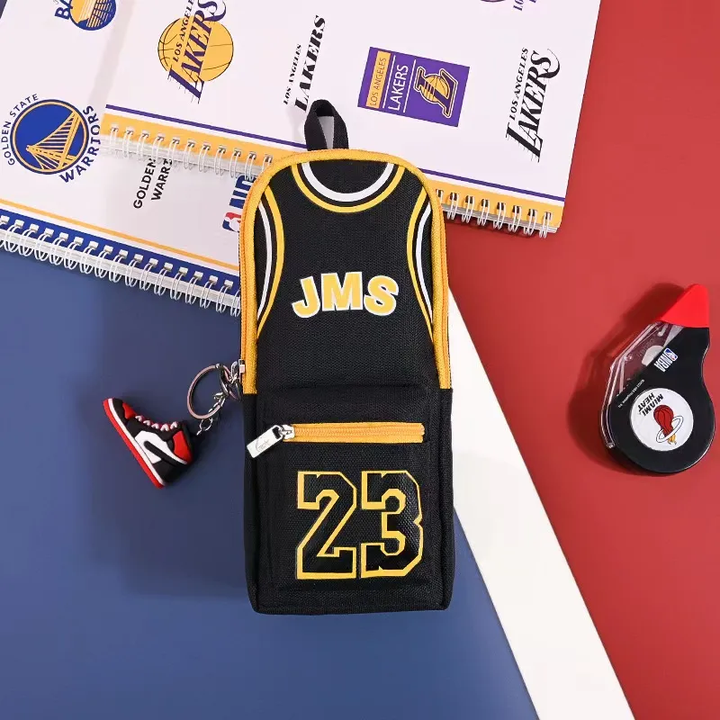 Waterproof Pencil Case Basketball Pencil Bag Multifunctional Pencil Box For Student Boy School Stationery