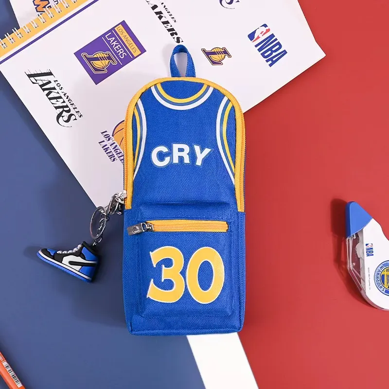 Waterproof Pencil Case Basketball Pencil Bag Multifunctional Pencil Box For Student Boy School Stationery