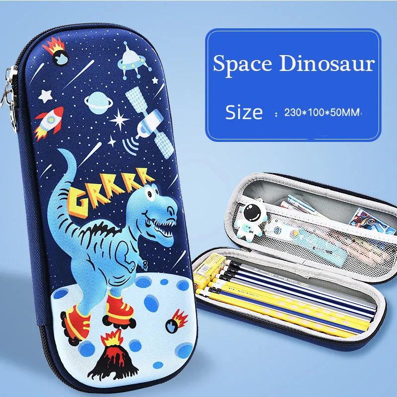 3D 230mm *100mm *50mm  Pencil Case EVA Large Capacity Waterproof Pencil Box for Student School Supply Stationery Pencil Case