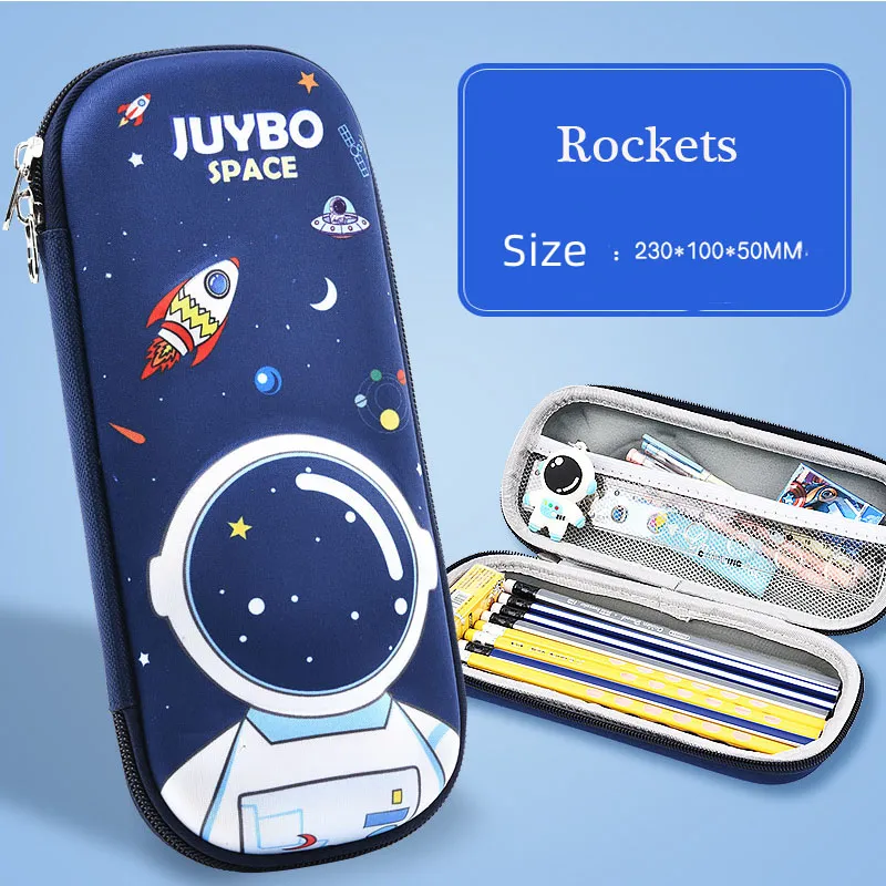 3D 230mm *100mm *50mm  Pencil Case EVA Large Capacity Waterproof Pencil Box for Student School Supply Stationery Pencil Case