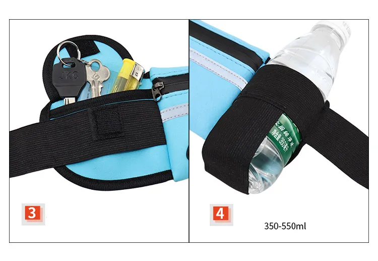 Running Bag Women Waist bag Belt bag Men Sports Fanny Pack Mobile Phone Bag Gym Running Cell Phone Jogging Run Cycling Bag