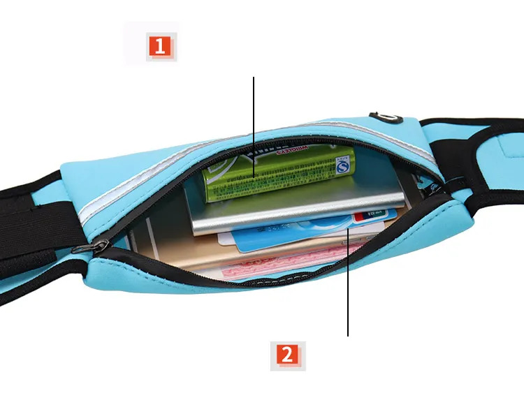 Running Bag Women Waist bag Belt bag Men Sports Fanny Pack Mobile Phone Bag Gym Running Cell Phone Jogging Run Cycling Bag