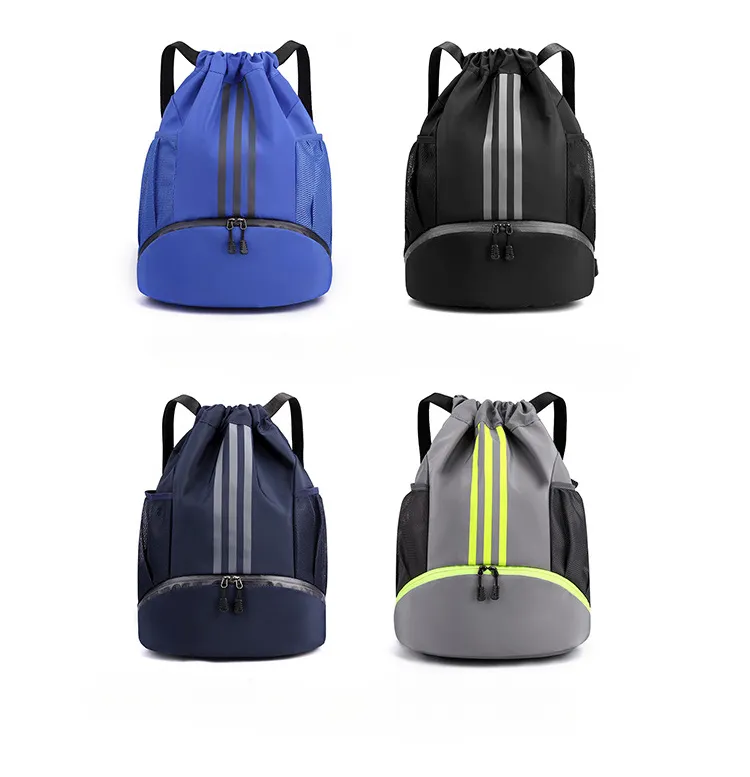 Basketball Bag Drawstring Training Soccer Backpack Gym Bags Outdoor Sports Mountain Climbing Storage Bags Men Women