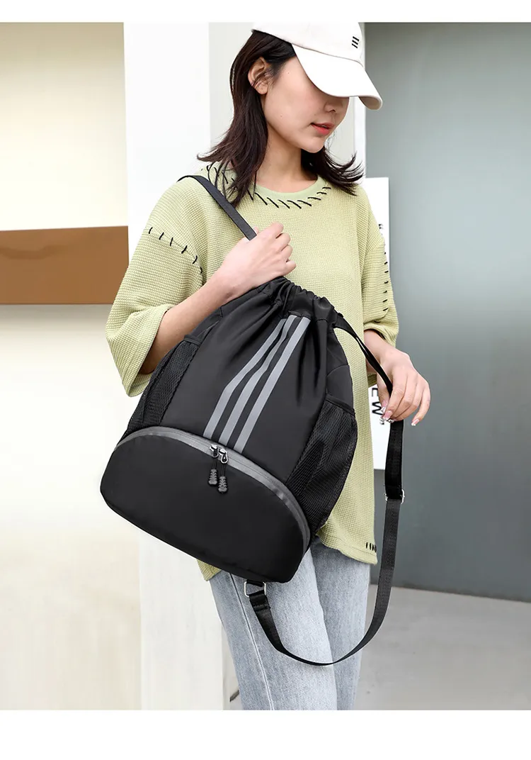Basketball Bag Drawstring Training Soccer Backpack Gym Bags Outdoor Sports Mountain Climbing Storage Bags Men Women