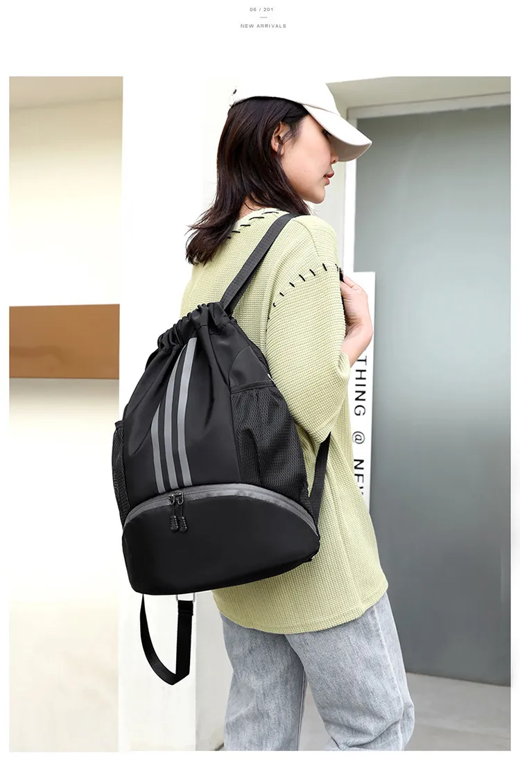 Basketball Bag Drawstring Training Soccer Backpack Gym Bags Outdoor Sports Mountain Climbing Storage Bags Men Women