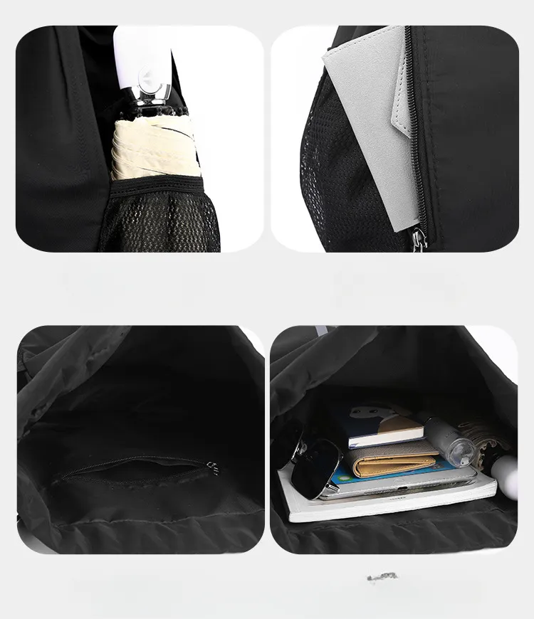 Basketball Bag Drawstring Training Soccer Backpack Gym Bags Outdoor Sports Mountain Climbing Storage Bags Men Women