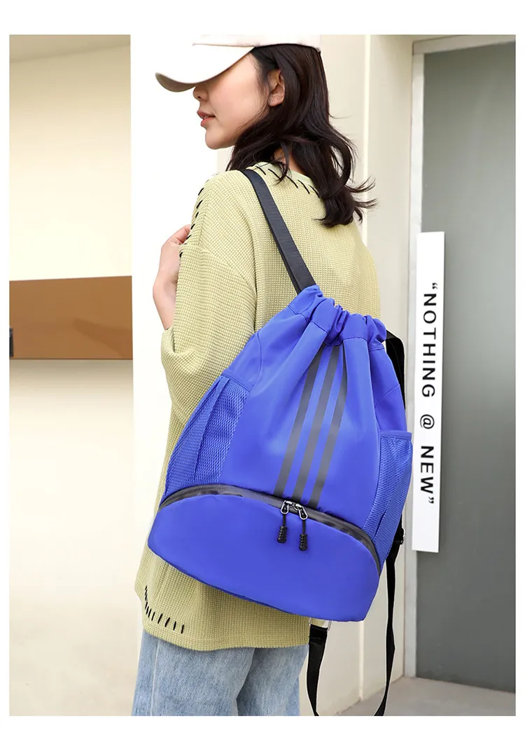 Basketball Bag Drawstring Training Soccer Backpack Gym Bags Outdoor Sports Mountain Climbing Storage Bags Men Women