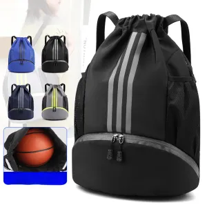 Basketball Bag Drawstring Training Soccer Backpack Gym Bags Outdoor Sports Mountain Climbing Storage Bags Men Women