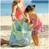 Portable Beach Bag Foldable Mesh Swimming Bag For Children Beach Toy Baskets Storage Bag Kids Outdoor Swimming Waterproof Bags